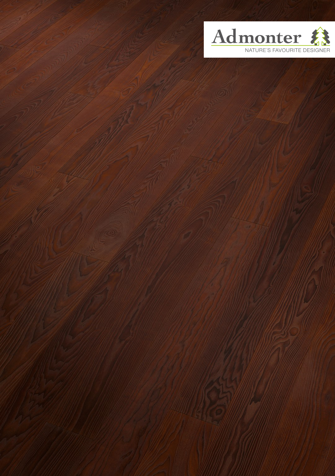 Паркетная доска Admonter Ясень Dark basic масло LH610 10 2000x188x15